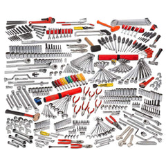 Combination Hand Tool Sets; Set Type: Master Tool Set; Container Type: Cabinet; Measurement Type: Inch & Metric; Container Material: Aluminum; Drive Size: 1/2; 1/4; 3/8; Insulated: No; Hex Size (mm): 2.5; Case Type: Tool Chest; Contents: Hex Key 13 PC, He