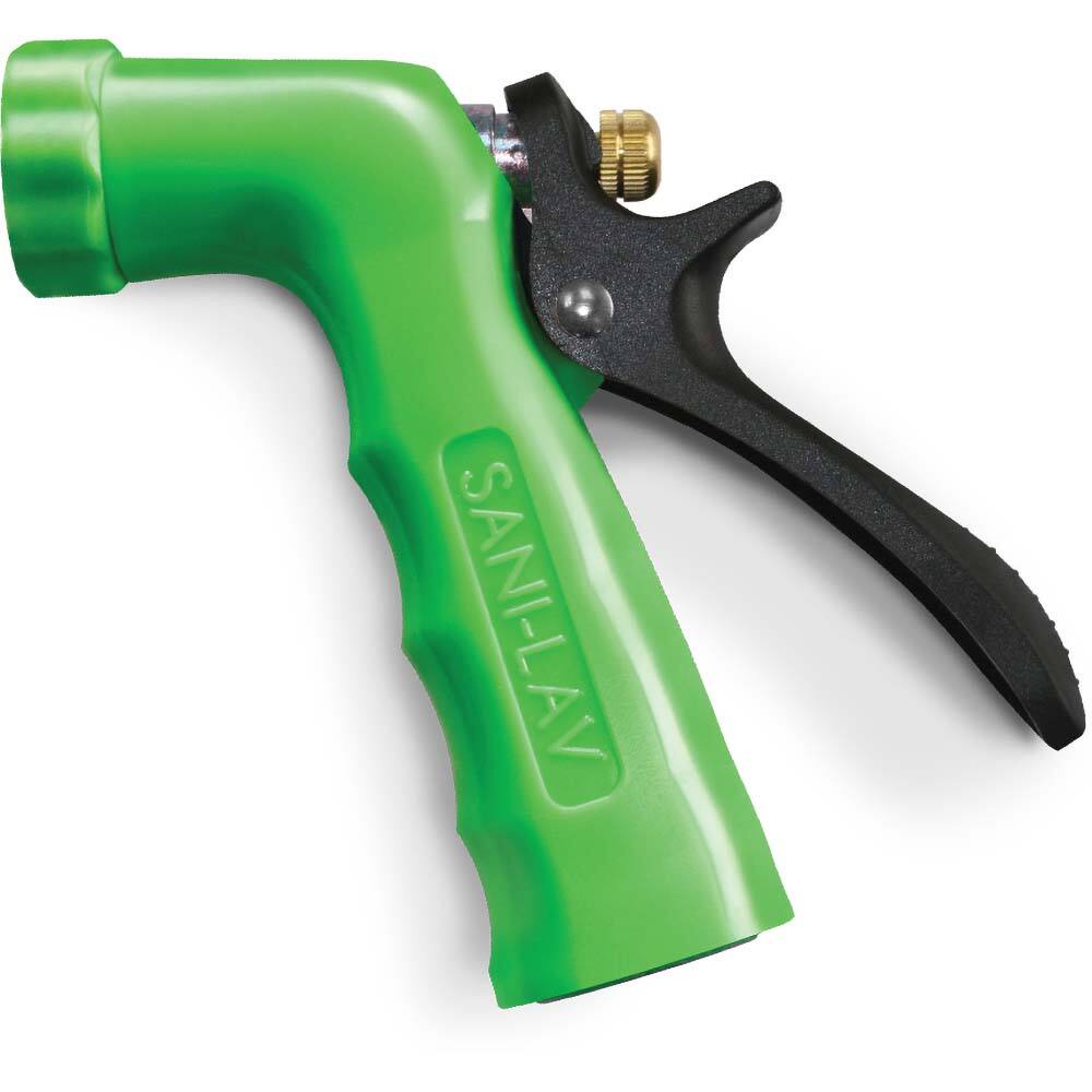 SANI-LAV - Sprayers & Nozzles; Type: Small Industrial Spray Nozzle ; Color: Green ; Connection Type: Female to Male ; Material: Zinc; Hardened Plastic ; Material Grade: N/A ; Gallons Per Minute @ 100 Psi: 6.5 - Exact Tool & Supply