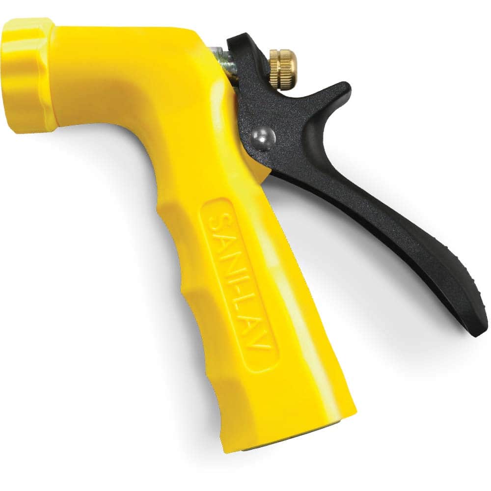 SANI-LAV - Sprayers & Nozzles; Type: Small Industrial Spray Nozzle ; Color: Yellow ; Connection Type: Female to Male ; Material: Zinc; Hardened Plastic ; Material Grade: N/A ; Gallons Per Minute @ 100 Psi: 6.5 - Exact Tool & Supply