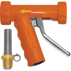 SANI-LAV - Sprayers & Nozzles; Type: Large Industrial Spray Nozzle ; Color: Safety Orange ; Connection Type: Female to Male ; Material: Stainless Steel ; Material Grade: N/A ; Gallons Per Minute @ 100 Psi: 8.9 - Exact Tool & Supply