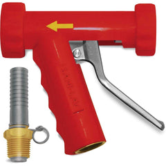 SANI-LAV - Sprayers & Nozzles; Type: Large Industrial Spray Nozzle ; Color: Red ; Connection Type: Female to Male ; Material: Stainless Steel ; Material Grade: N/A ; Gallons Per Minute @ 100 Psi: 8.9 - Exact Tool & Supply