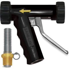 SANI-LAV - Sprayers & Nozzles; Type: Large Industrial Spray Nozzle ; Color: Black ; Connection Type: Female to Male ; Material: Stainless Steel ; Material Grade: N/A ; Gallons Per Minute @ 100 Psi: 8.9 - Exact Tool & Supply