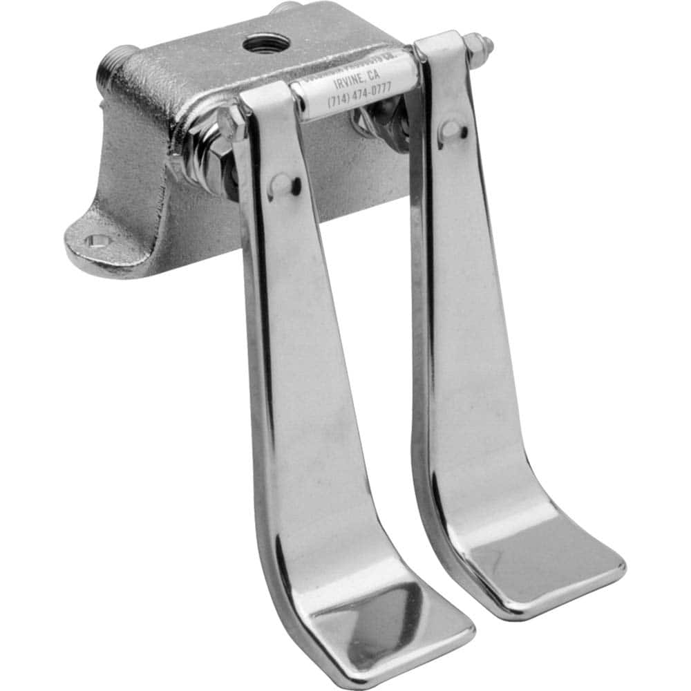 SANI-LAV - Faucet Replacement Parts & Accessories; Type: Double Foot Pedal Valve ; For Use With: Sani-Lav Sinks ; Material: Cast Brass ; Additional Information: Sub Brand: Sani-Lav; Mounting Type: Top Mount; Mounting Holes: 2; Mounting Holes Center to Ce - Exact Tool & Supply