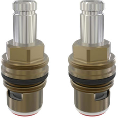 SANI-LAV - Faucet Replacement Parts & Accessories; Type: Faucet Repair Kit ; For Use With: Models 27 & 27.5 Faucets ; Material: Cast Brass ; Additional Information: Sub Brand: Sani-Lav; Includes: (1) Hot Side Replacement Valve, (1) Cold Side Replacement - Exact Tool & Supply