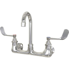 SANI-LAV - Industrial & Laundry Faucets; Type: Low Flow Faucet ; Style: Splash Mount ; Design: Swivel Spout Faucet ; Handle Type: Blade ; Spout Type: Swivel ; Mounting Centers: 8 (Inch) - Exact Tool & Supply