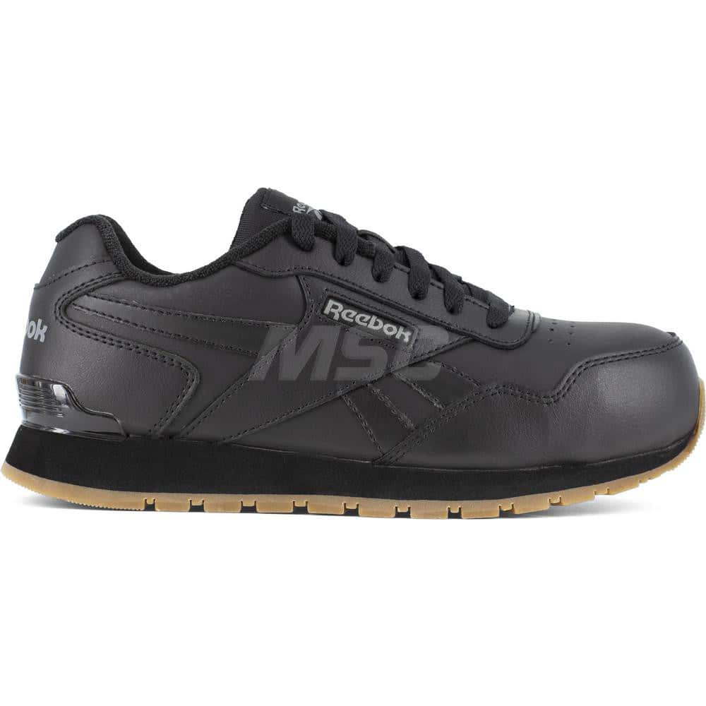 Work Boot: Leather, Composite Toe Black, Wide Width