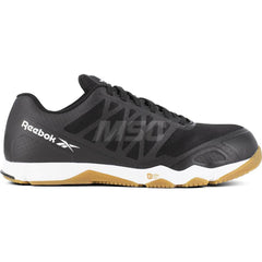 Work Boot: Size 3, Mesh, Composite Toe Black, Wide Width