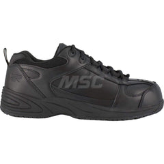 Work Boot: Leather, Composite Toe Black, Wide Width