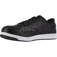 Work Boot: Leather, Composite Toe Black, Wide Width