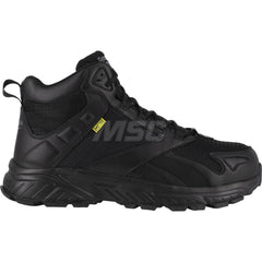 Work Boot: Size 9.5, Polyurethane, Composite Toe Black, Medium Width