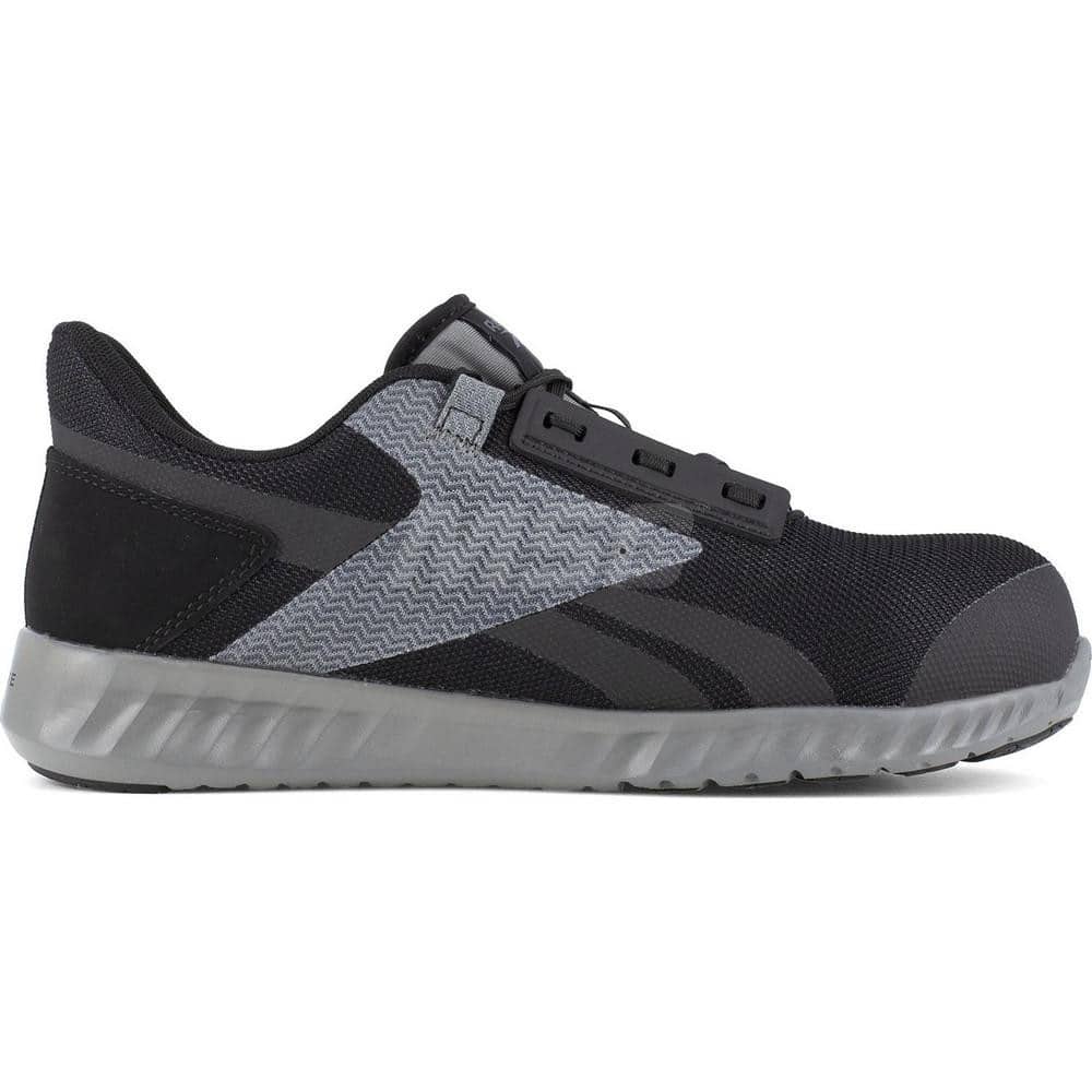 Work Boot: Size 13, Mesh, Composite Toe Black, Wide Width