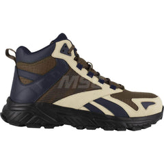 Work Boot: Size 14, Microfiber, Composite Toe Green, Wide Width