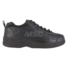 Work Boot: Leather, Plain Toe Black, Medium Width