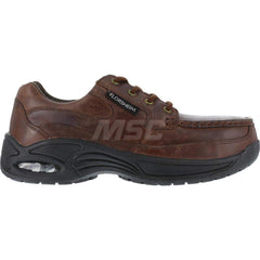 Work Boot: Leather, Composite Toe Yellow, Medium Width, Non-Slip Sole