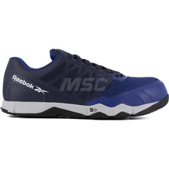 Work Boot: Size 9.5, Mesh, Composite Toe Blue, Wide Width