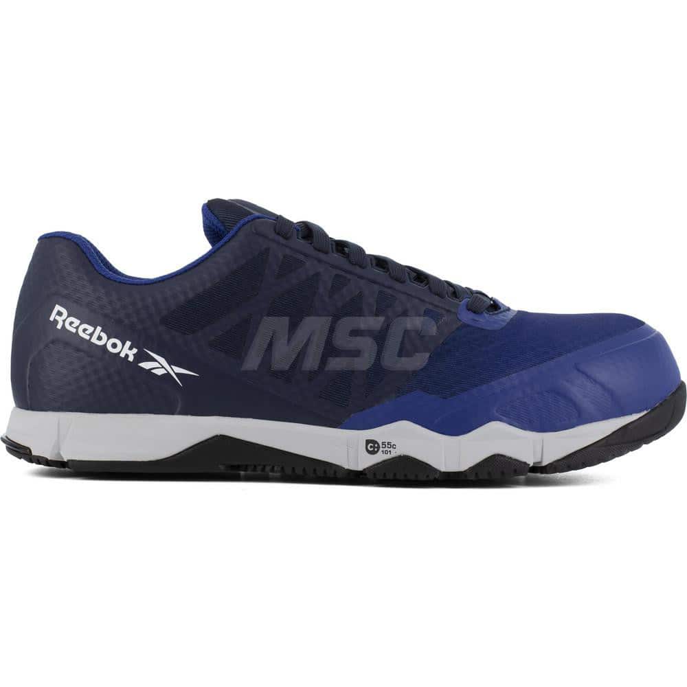 Work Boot: Size 15, Mesh, Composite Toe Blue, Medium Width