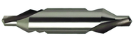 #7; 5/16 Dia. x  60° HSS LH Center Drill-Bright Form A - Exact Tool & Supply