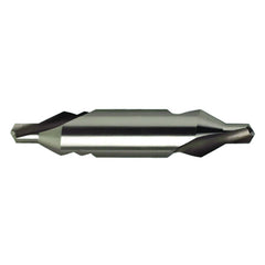 #1 × 38 mm OAL 60 Degree HSS Center Drill Form A Uncoated - Exact Tool & Supply