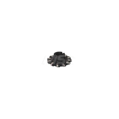 Indexable Slotting Cutter: 17 mm Cutting Width, 165 mm Cutter Dia, Arbor Hole Connection, 47 mm Depth of Cut, 40 mm Hole, Right Hand Cut Screw, Uses 12 RP Inserts, 6 Teeth, Staggered, Positive, Steel, Ni Finish