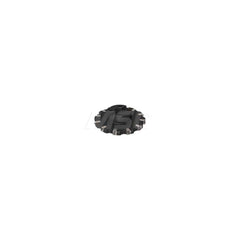 Indexable Slotting Cutter: 0.437'' Cutting Width, 8'' Cutter Dia, Arbor Hole Connection, 2.21'' Depth of Cut, 1.5'' Hole, Right Hand Cut Screw, Uses 12 XNHQ Inserts, 12 Teeth, Straight, Positive, Steel, Ni Finish