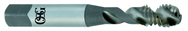 M10 x 1.25 Dia. - D5 - 2FL - HSSE - Bright - Modified Bottoming - Spiral Flute Tap - Exact Tool & Supply