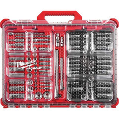 Milwaukee Tool - Socket Sets Measurement Type: Metric/Inch Drive Size: 1/4, 3/8 - Exact Tool & Supply