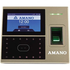 Amano - Time Clocks & Time Recorders Punch Style: Biometric Power Source: 100 to 240 V @ 50 to 60 Hz - Exact Tool & Supply