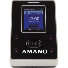 Amano - Time Clocks & Time Recorders Punch Style: Biometric Power Source: 100 to 240 V @ 50 to 60 Hz - Exact Tool & Supply