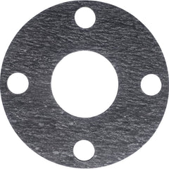 USA Sealing - Flange Gasketing; Nominal Pipe Size: 6 (Inch); Inside Diameter (Inch): 6-5/8 ; Thickness: 1/16 (Inch); Outside Diameter (Inch): 11 ; Material: Aramid with EPDM Binder ; Color: Dark Gray - Exact Tool & Supply