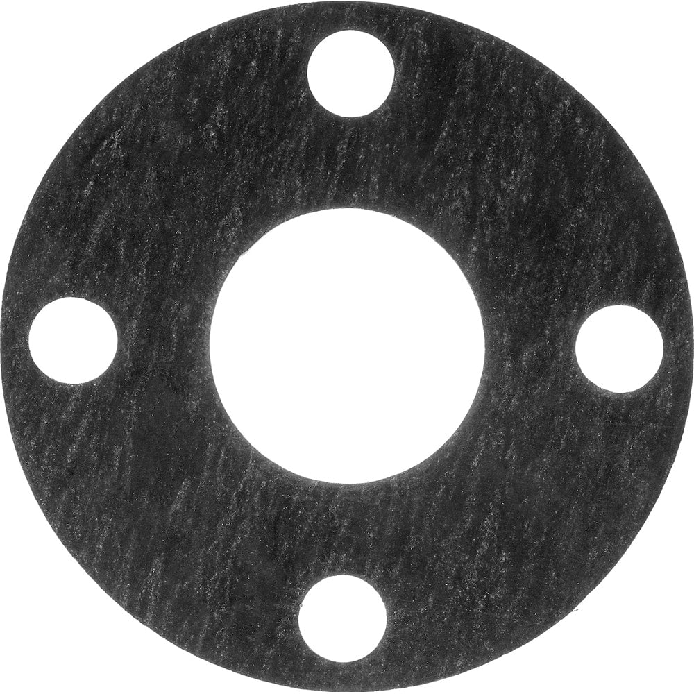 USA Sealing - Flange Gasketing; Nominal Pipe Size: 1-1/4 (Inch); Inside Diameter (Inch): 1.667 ; Thickness: 1/8 (Inch); Outside Diameter (Inch): 5-1/4 ; Material: Aramid with Neoprene Binder ; Color: Dark Gray - Exact Tool & Supply