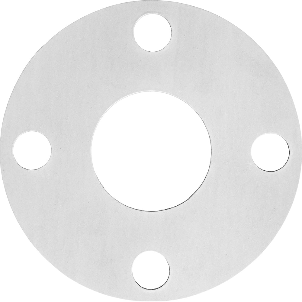 USA Sealing - Flange Gasketing; Nominal Pipe Size: 3-1/2 (Inch); Inside Diameter (Inch): 4 ; Thickness: 1/32 (Inch); Outside Diameter (Inch): 9 ; Material: Aramid with SBR Binder ; Color: White - Exact Tool & Supply