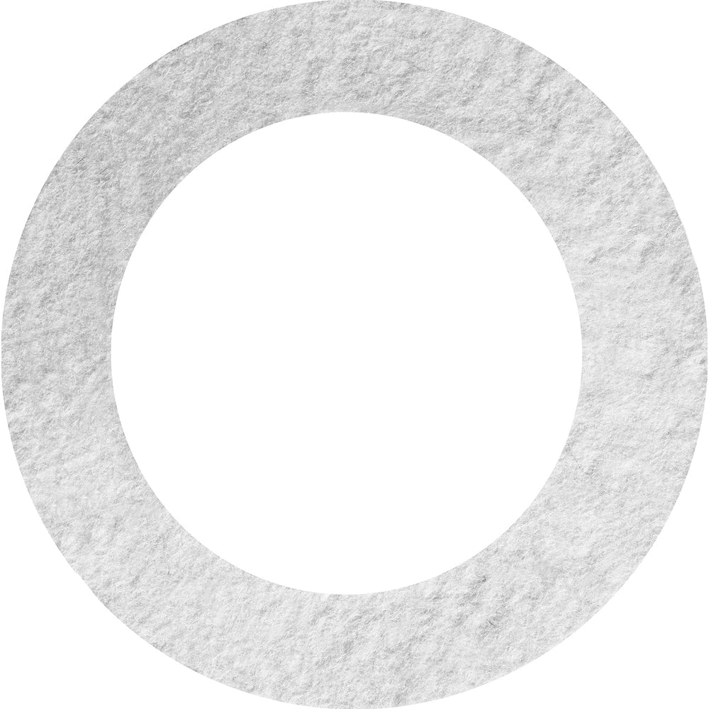 USA Sealing - Flange Gasketing; Nominal Pipe Size: 4 (Inch); Inside Diameter (Inch): 4-1/2 ; Thickness: 1/8 (Inch); Outside Diameter (Inch): 6-7/8 ; Material: F1 Felt ; Color: White - Exact Tool & Supply