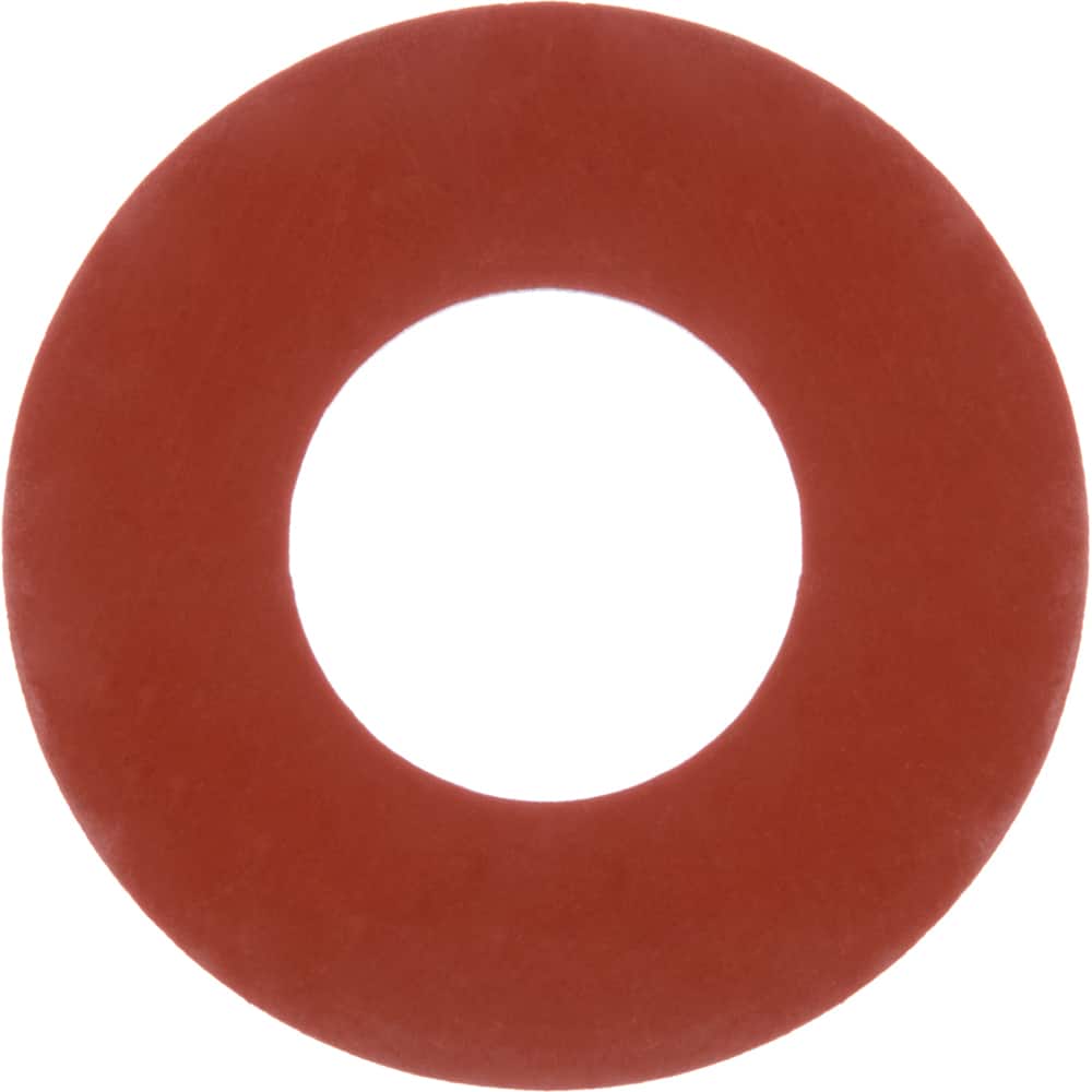 USA Sealing - Flange Gasketing; Nominal Pipe Size: 3 (Inch); Inside Diameter (Inch): 3-1/2 ; Thickness: 1/8 (Inch); Outside Diameter (Inch): 5-7/8 ; Material: Silicone Rubber ; Color: Red - Exact Tool & Supply