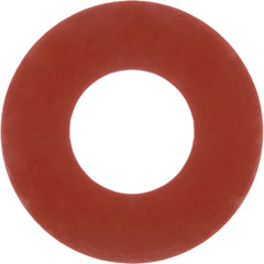 USA Sealing - Flange Gasketing; Nominal Pipe Size: 3 (Inch); Inside Diameter (Inch): 3-1/2 ; Thickness: 1/8 (Inch); Outside Diameter (Inch): 5-7/8 ; Material: Silicone Rubber ; Color: Red - Exact Tool & Supply
