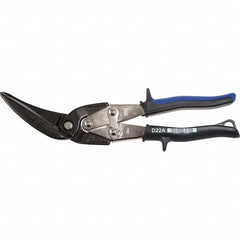 Bessey - Snips; Snip Type: Long Cutting Jaw Journeyman Snip ; Cut Direction: Right; Straight ; Overall Length Range: 10" and Longer ; Length of Cut (Inch): 2-1/2 ; Steel Capacity (AWG): 18 ; Stainless Steel Capacity (AWG): 27 - Exact Tool & Supply