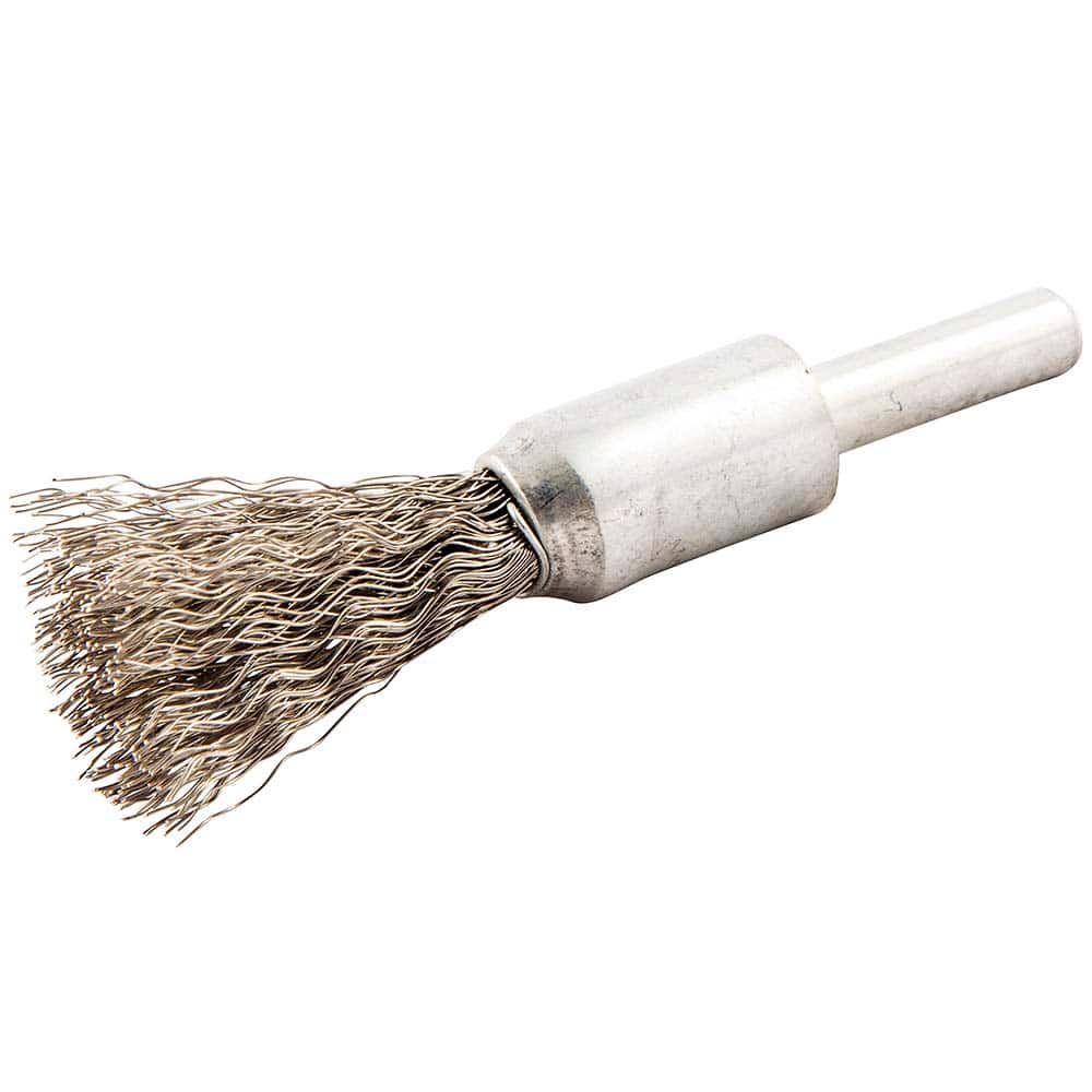 Norton - End Brushes Brush Diameter (Inch): 1/2 Fill Material: Stainless Steel - Exact Tool & Supply