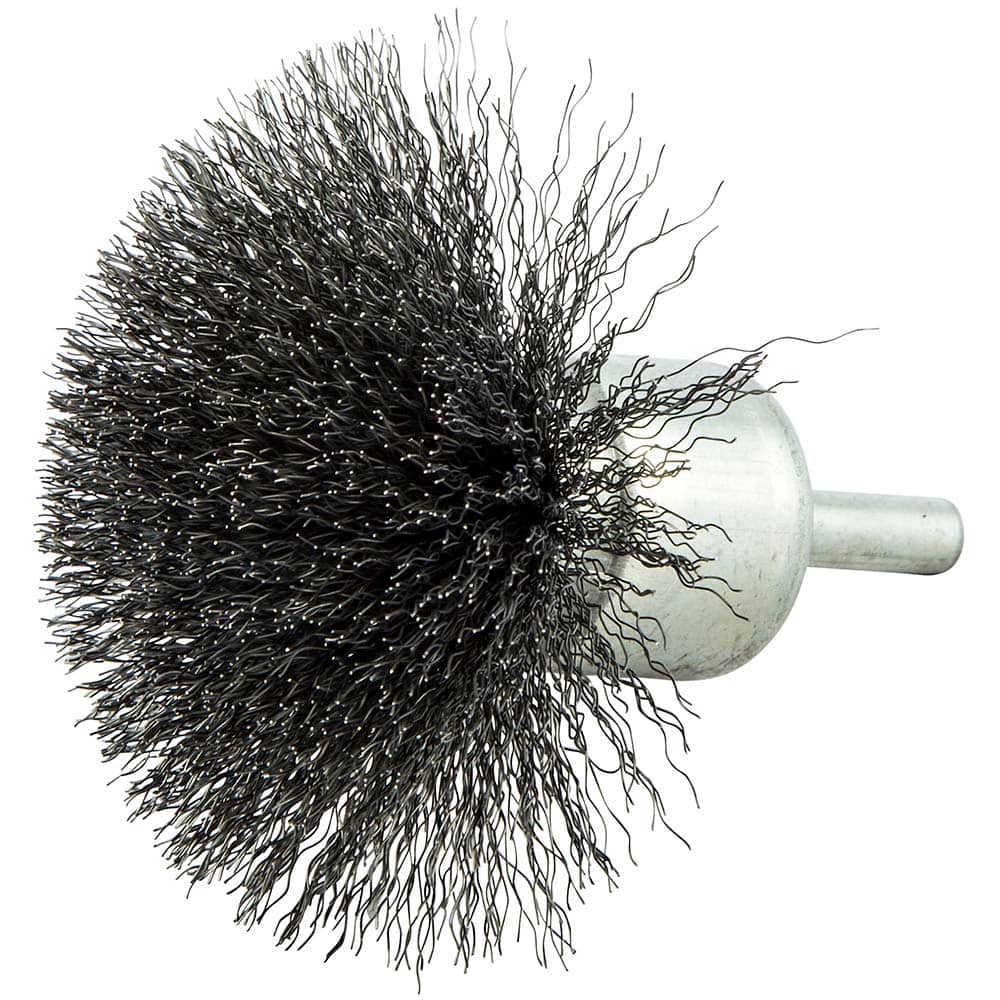 Norton - End Brushes Brush Diameter (Inch): 3 Fill Material: Carbon Steel - Exact Tool & Supply