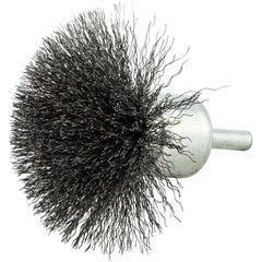 Norton - End Brushes Brush Diameter (Inch): 3 Fill Material: Carbon Steel - Exact Tool & Supply