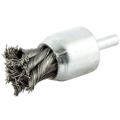 Norton - End Brushes Brush Diameter (Inch): 1 Fill Material: Brass - Exact Tool & Supply