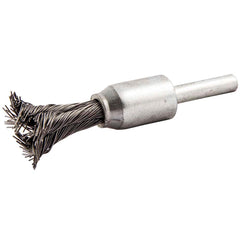 Norton - End Brushes Brush Diameter (Inch): 1/2 Fill Material: Carbon Steel - Exact Tool & Supply
