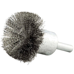 Norton - End Brushes Brush Diameter (Inch): 1-1/2 Fill Material: Carbon Steel - Exact Tool & Supply