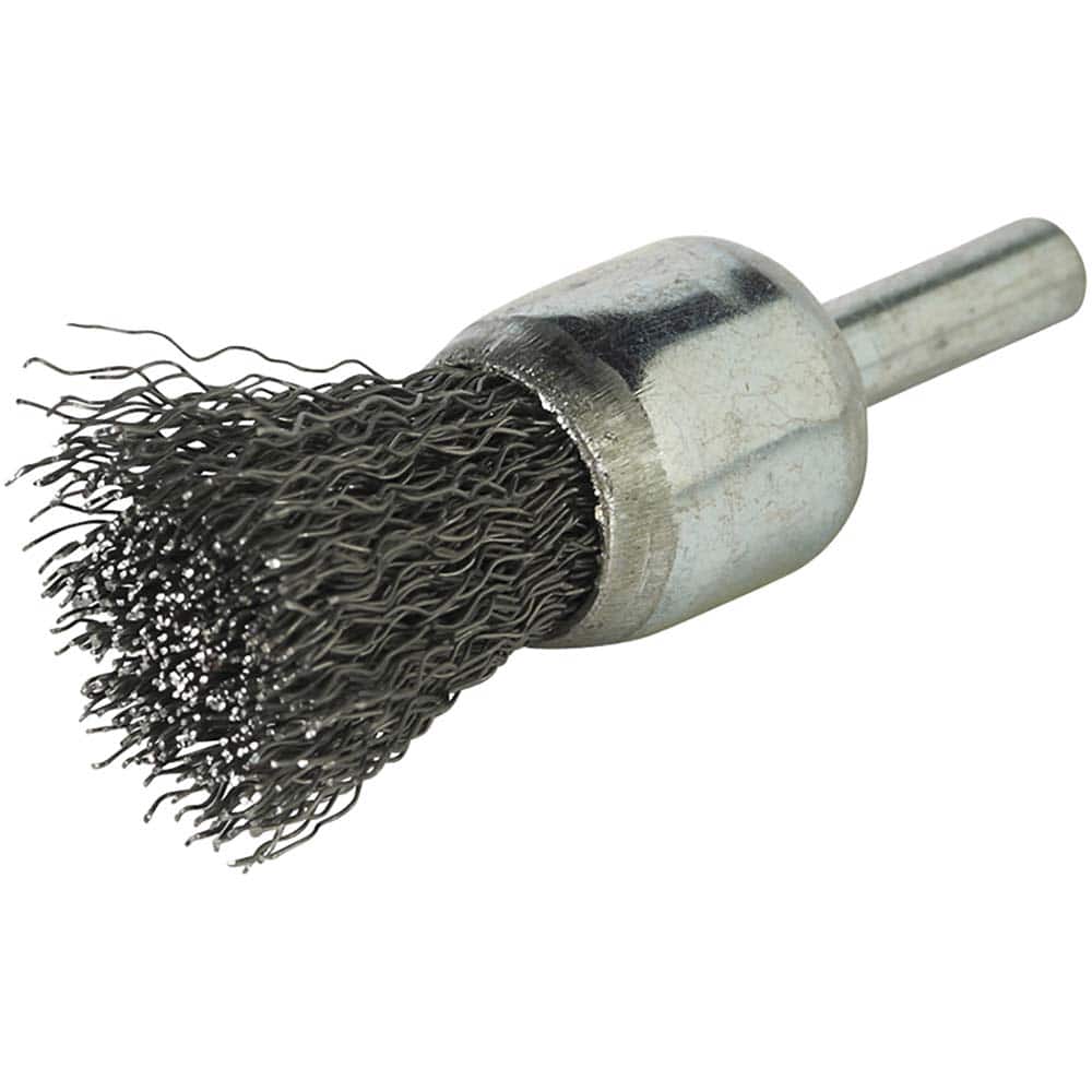 Norton - End Brushes Brush Diameter (Inch): 3/4 Fill Material: Carbon Steel - Exact Tool & Supply