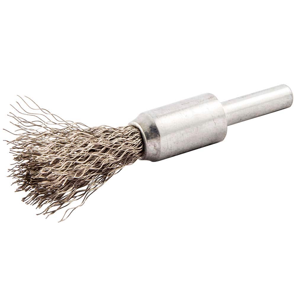 Norton - End Brushes Brush Diameter (Inch): 1/2 Fill Material: Stainless Steel - Exact Tool & Supply