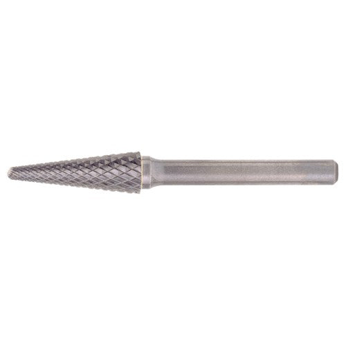SL-3 Double Cut Solid Carbide Bur-Included Angle Shape - Exact Tool & Supply