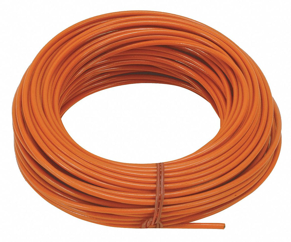 Cable, 1/8" Outside Dia., Galvanized Steel, 100 ft. Length, 7 x 7, Working Load Limit: 96 lb.