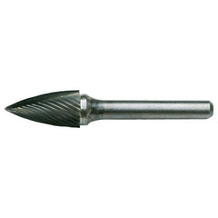 SG-42 Standard Cut Solid Carbide Bur-Pointed Tree Shape - Exact Tool & Supply