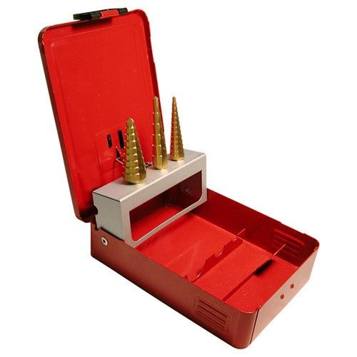 ‎3/16-3/4 RHC HSS 118 Degree Split Point Step Specialty Drill Set - TiN - Exact Tool & Supply