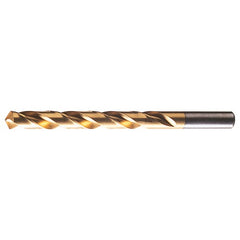 #1 RHS / RHC HSS 118 Degree Radial Point General Purpose Drill - TiN - Exact Tool & Supply