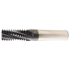 ‎1/16, 1/8-28 3 Flute BSPP Solid Thread Mill-TiAlN - Exact Tool & Supply
