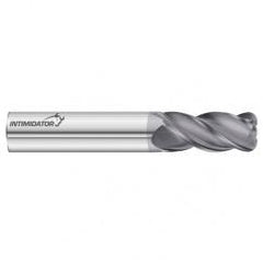 1" Dia. x 4 Overall Length 4-Flute .045 C/R Solid Carbide SE End Mill-Round Shank-Center Cut-FC18 - Exact Tool & Supply